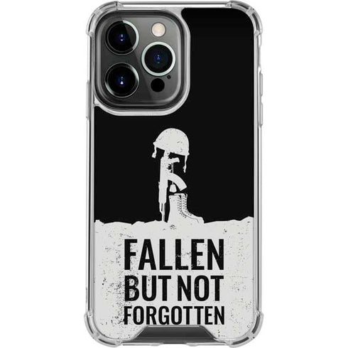 Fallen But Not Forgotten iPhone 16 Pro Clear Case